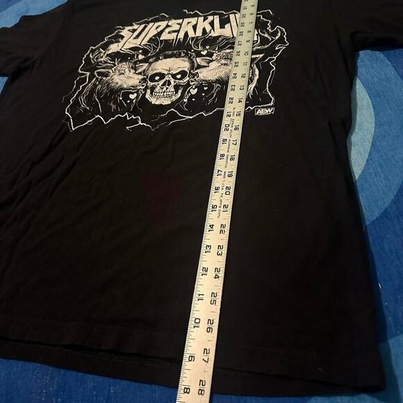 AEW Superkliq Skull Graphic T-Shirt - Picture 2 of 4